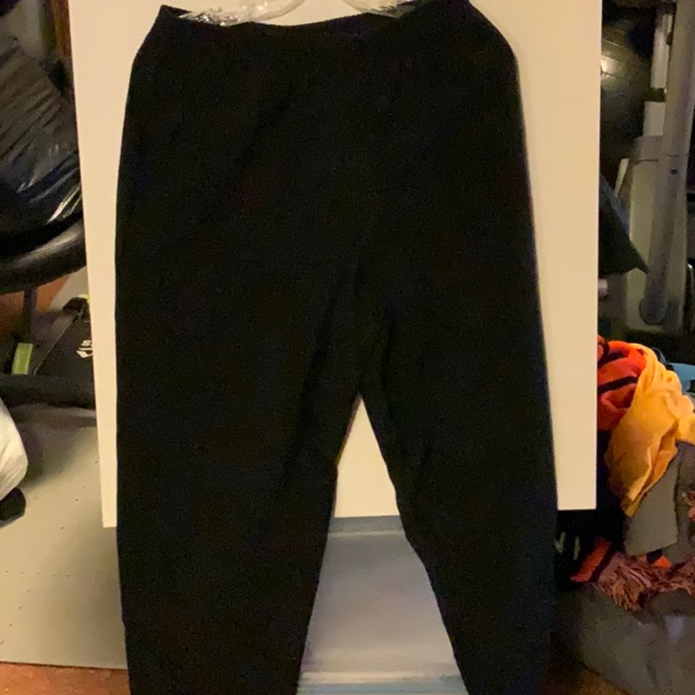 Woman slightly used black pants size 12. Covington